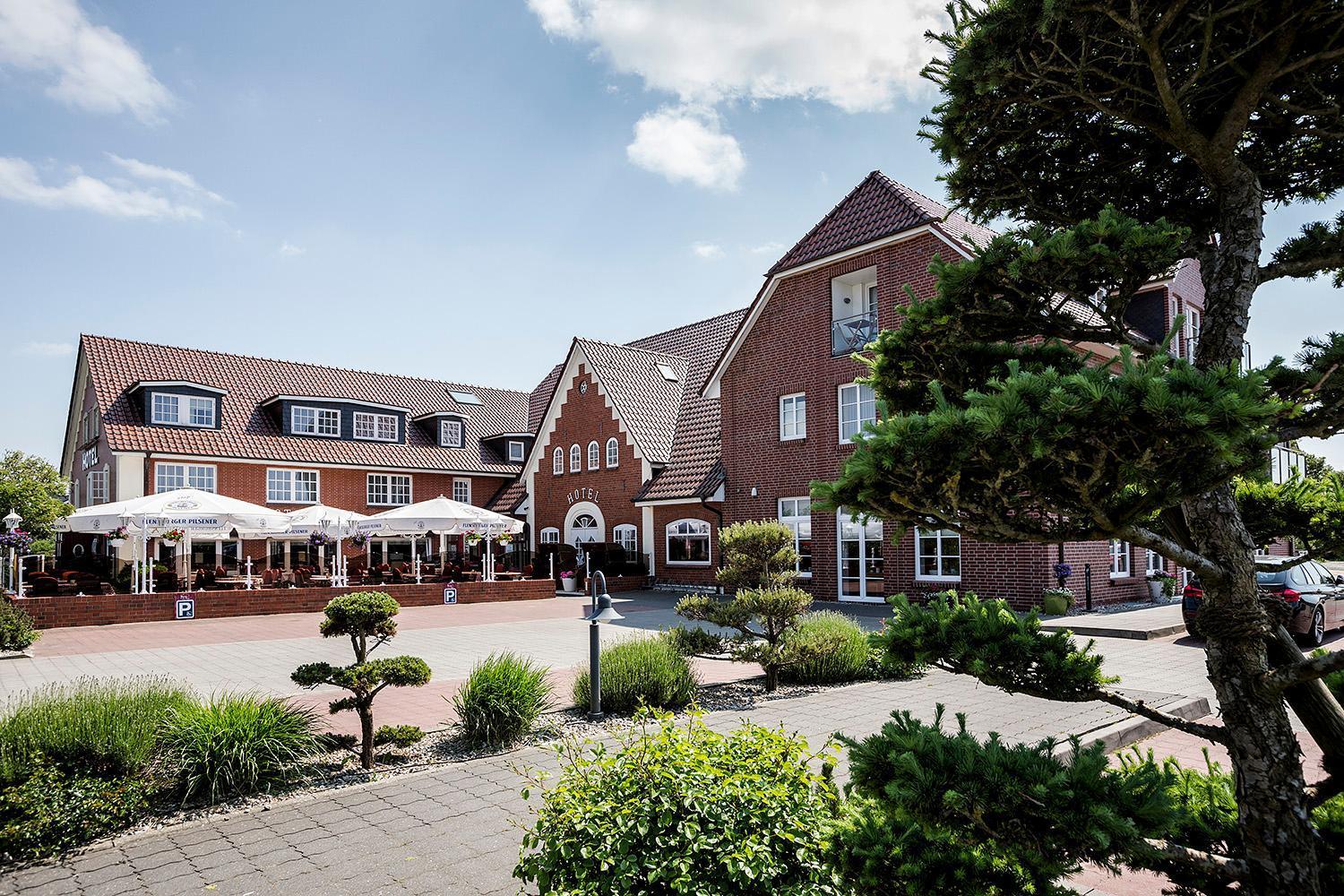 Hotel Neuwarft Altbau Dagebüll Buitenkant foto